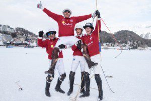 Das Team St. Moritz gewann den Snow Polo World Cup 2020.