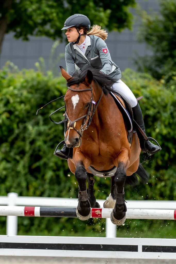 In der Disziplin Reiten belegte Anna Jurt im Final den ersten Rang.