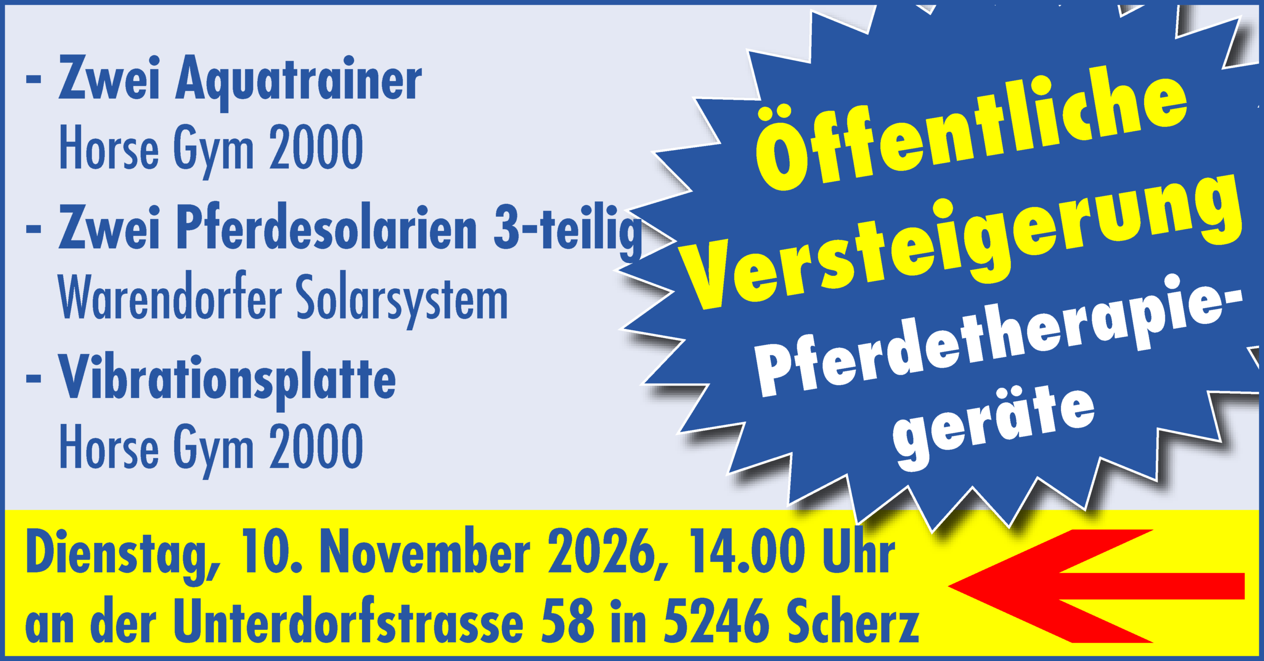 Öffentliche Versteigerung